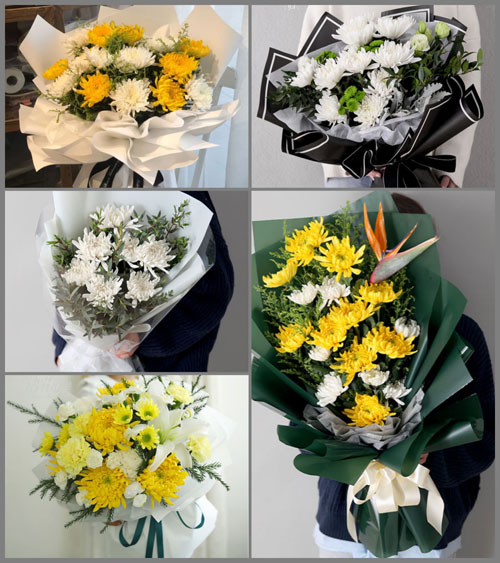 甘肃省兰州红古区花庄镇白事花束代送